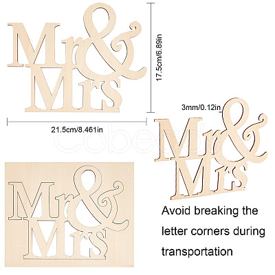 Wood Cutouts Ornaments WOOD-CN0001-007-1