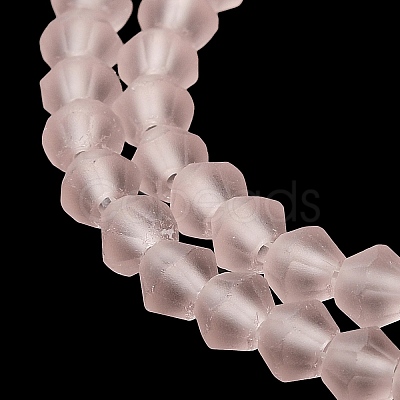 Imitate Austrian Crystal Frosted Glass Beads Strands EGLA-A039-T3mm-MD26-1