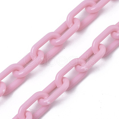 Opaque Acrylic Cable Chains SACR-N010-002H-1