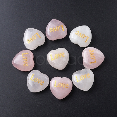 Natural Rose Quartz Healing Stones PW-WG17775-01-1