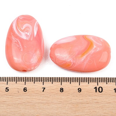 Opaque Acrylic Imitation Gemstone Beads OACR-G064-11-1