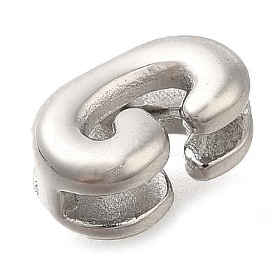 304 Stainless Steel Slide Charms STAS-B075-37P-G-1