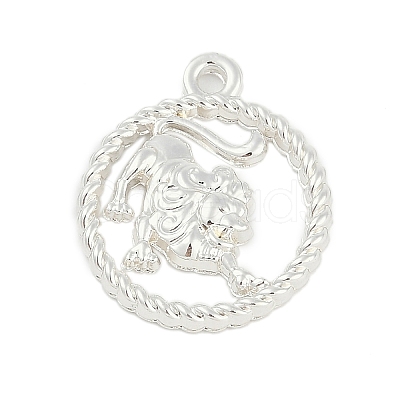 Twelve Constellations Alloy Pendants PALLOY-Q006-01J-S-1