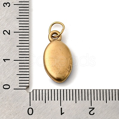 Printing 304 Stainless Steel Pendants STAS-K304-06A-G-1