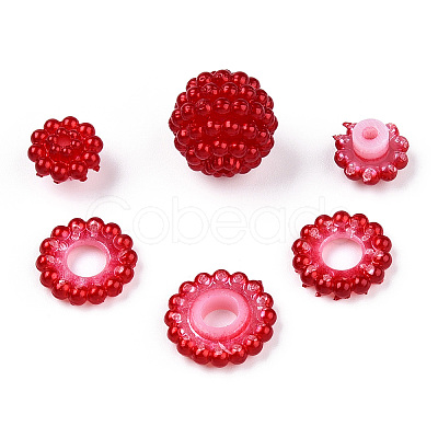 Imitation Pearl Acrylic Beads OACR-ZX005-12mm-06-1