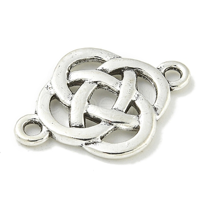 Tibetan Style Alloy Connector Charms TIBE-I026-6023AS-1
