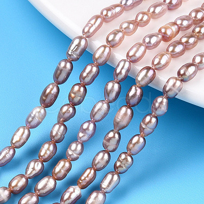 Natural Cultured Freshwater Pearl Beads Strands PEAR-N012-03L-1