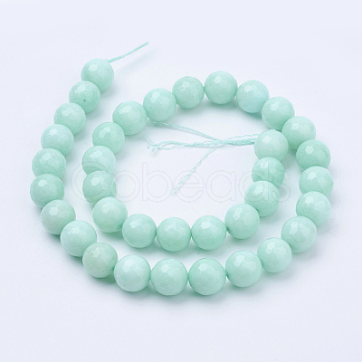 Natural Malaysia Jade Bead Strands G-F488-8mm-22-1