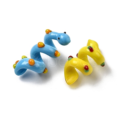 Handmade Lampwork Enamel Beads LAMP-K039-35-1