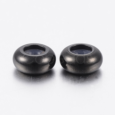 202 Stainless Steel Beads STAS-F148-8mm-07B-1