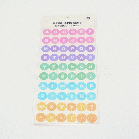 Waterproof Laser Plastic Self Adhesive Stickers LS-DIY-TAC0005-63-1