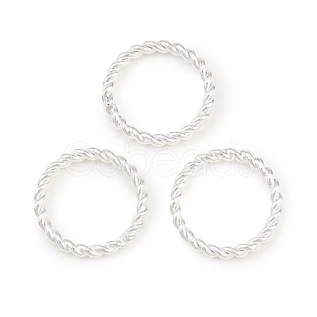 Brass Soldered Closed Jump Rings KK-K253-15D-03S-1