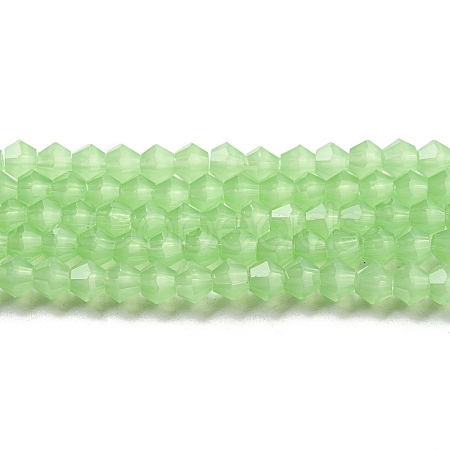 Imitation Jade Glass Beads Strands EGLA-A039-J4mm-D01-1