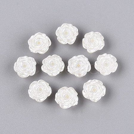 ABS Plastic Imitation Pearl Beads KY-ZX007-01-1