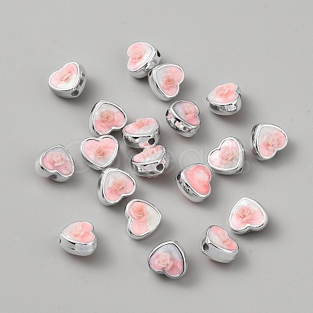 Opaque Acrylic Beads OACR-TAC0015-08B-1
