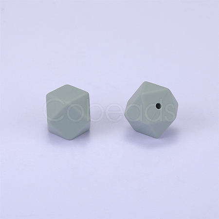 Hexagonal Silicone Beads SI-JX0020A-43-1