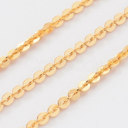 3.28 Feet Ion Plating(IP) 304 Stainless Steel Boston Link Chains X-CHS-H007-09G-1