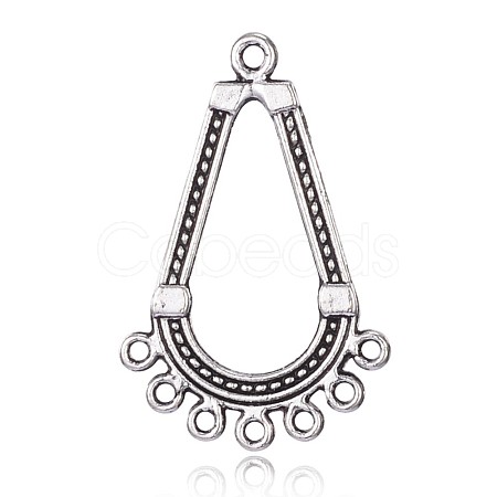 Tibetan Style Alloy Chandelier Component Links PALLOY-G118-04AS-1