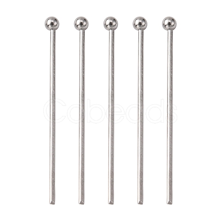 Tarnish Resistant 304 Stainless Steel Ball Head pins STAS-N017-02-25mm-1