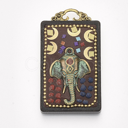 Handmade Indonesia Big Pendants IPDL-S053-214-1
