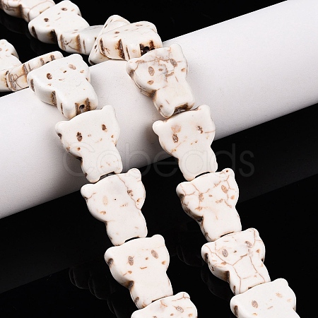 Synthetic Turquoise Beads Strands UNKW-T001-09-1