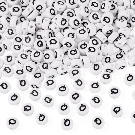 500Pcs Acrylic Beads SACR-TA0001-55Q-1