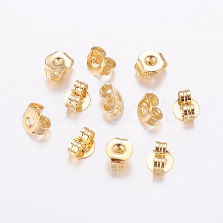 Brass Ear Nuts KK-F714-04G-1