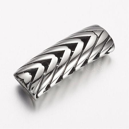 304 Stainless Steel Slide Charms STAS-D166-62AS-1