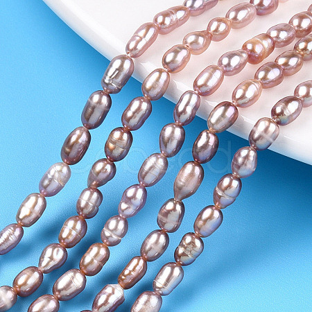 Natural Cultured Freshwater Pearl Beads Strands PEAR-N012-03L-1