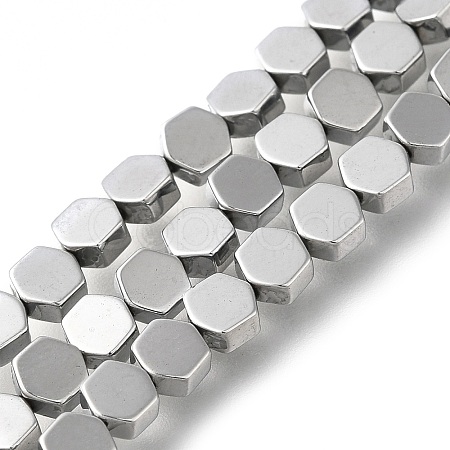 Electroplated Synthetic Non-magnetic Hematite Beads Strands G-C154-B01-01C-1