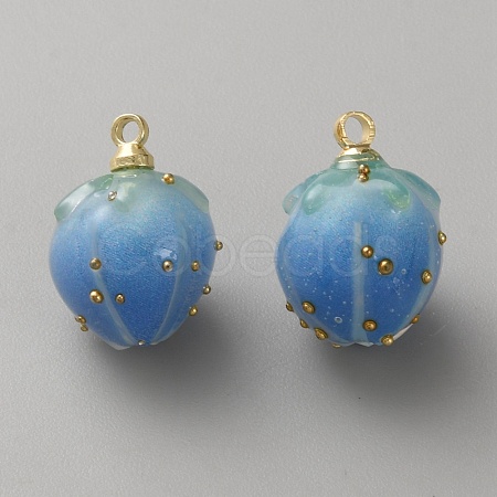 Plastic Pendants FIND-WH0433-14E-1