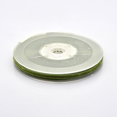 Polyester Velvet Ribbon for Gift Packing and Festival Decoration SRIB-M001-4mm-570-1