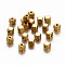 Tibetan Style Alloy Spacer Beads, Cadmium Free & Nickel Free & Lead Free, Cube, Antique Golden, about 4mm long, 4mm wide, 4mm thick, hole: 1.5mm.