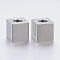 Tarnish Resistant 304 Stainless Steel Beads, Cube, Stainless Steel Color, 6x6x6mm, Hole: 3mm