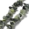 Natural Green Rutilated Quartz Beads Strands, Chip, 1~8x5~17x5~8mm, Hole: 0.9~1mm, 30.31~31.50''(77~80cm)