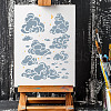 PET Plastic Hollow Out Drawing Painting Stencils Templates DIY-WH0284-020-5