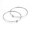 316 Surgical Stainless Steel Wine Glass Charms Rings STAS-L214-01G-1