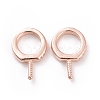 925 Sterling Silver Screw Eye Peg Bails X-STER-D035-42RG-2