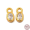 Real 18K Gold Plated 925 Sterling Silver Charms STER-K176-03C-G-1