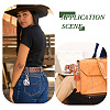 DIY West Cowboy Theme Iron Keychain Making Kit DIY-TA0009-40-7