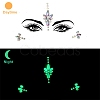 Luminous Glow in the Dark Removable Temporary Water Proof Tattoos Paper Stickers PW-WGF5E01-08-1