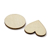 100Pcs Unfinished Wood Pendants WOOD-XCP0001-90-2