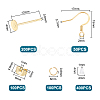DIY Earring Making Finding Kit DIY-UN0004-91-4