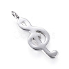 Tarnish Resistant 316 Surgical Stainless Steel Pendants STAS-P112-05P-2