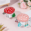 2Pcs 2 Colors Resin Earring Display Stands EDIS-CP0001-01-4