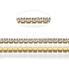 304 Stainless Steel Rhinestone Strass Chains STAS-T055-12G-B-2