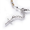 201 Stainless Steel Charm Bracelets BJEW-P258-15-4