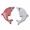 201 Stainless Steel Enamel Pendants STAS-N088-16J-2