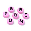 Opaque Acrylic Beads MACR-S273-50F-2