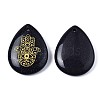 Natural & Synthetic Gemstone Pendants G-T122-73-5